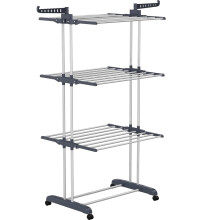 Large Tower Clothes Airer 3 Tier Folding Drying Rack Towel Dryer Laundry Horse
