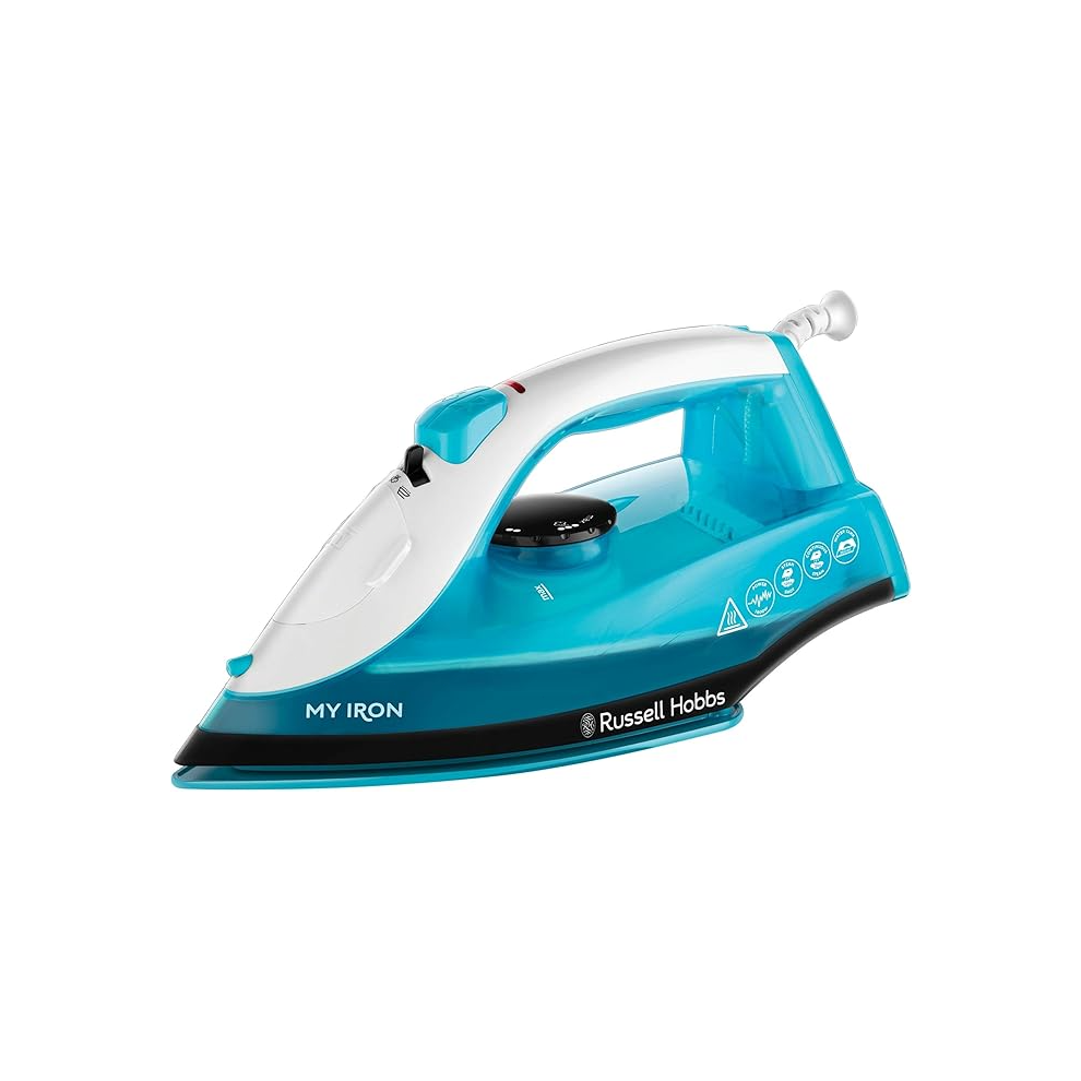 Russell Hobbs My Iron Steam Iron, Ceramic Soleplate, 260Ml Water Tank, 120G Steam Shot, 28G Continuous Steam, Self-Clea