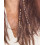 Brun caribisk pirat paryk 4