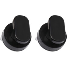(As show, One size) 2 Pcs Suction Cup Door Handles Suction Cup Handle Black Suction Cup Handle Suitable