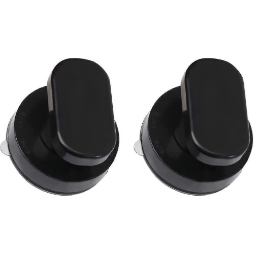 (As show, One size) 2 Pcs Suction Cup Door Handles Suction Cup Handle Black Suction Cup Handle Suitable