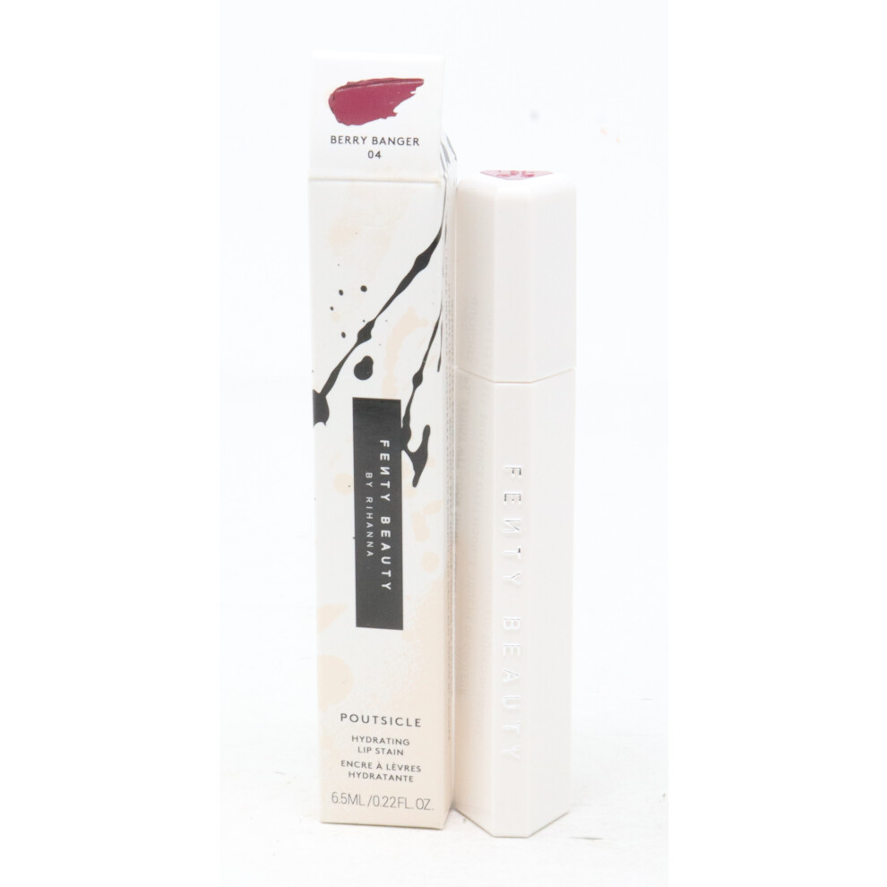 (04 Berry Banger) Fenty Beauty Poutsicle Hydrating Lip Stain  0.22oz/6.5ml New With Box