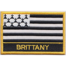 (Brittany) France Region Flag Embroidered Patch
