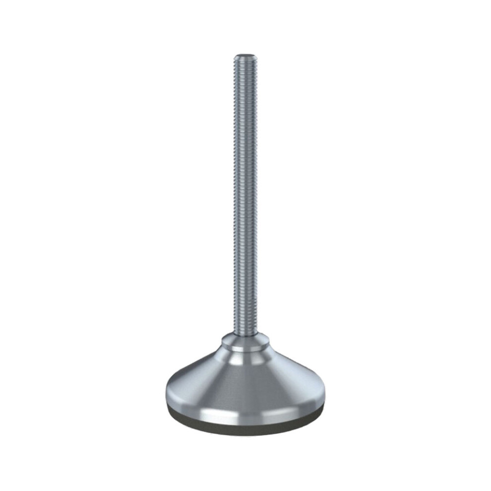 Stainless Levelling Foot 12X150x80mm Base & Anti-Vibration Pad 1000Kg 5056116801562