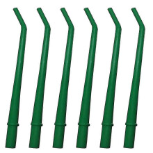 (As show, One size) 25pcs Disposable Dental Surgical Aspirator Suction Tubes Dental Saliva Ejector Dental Materials (Green)