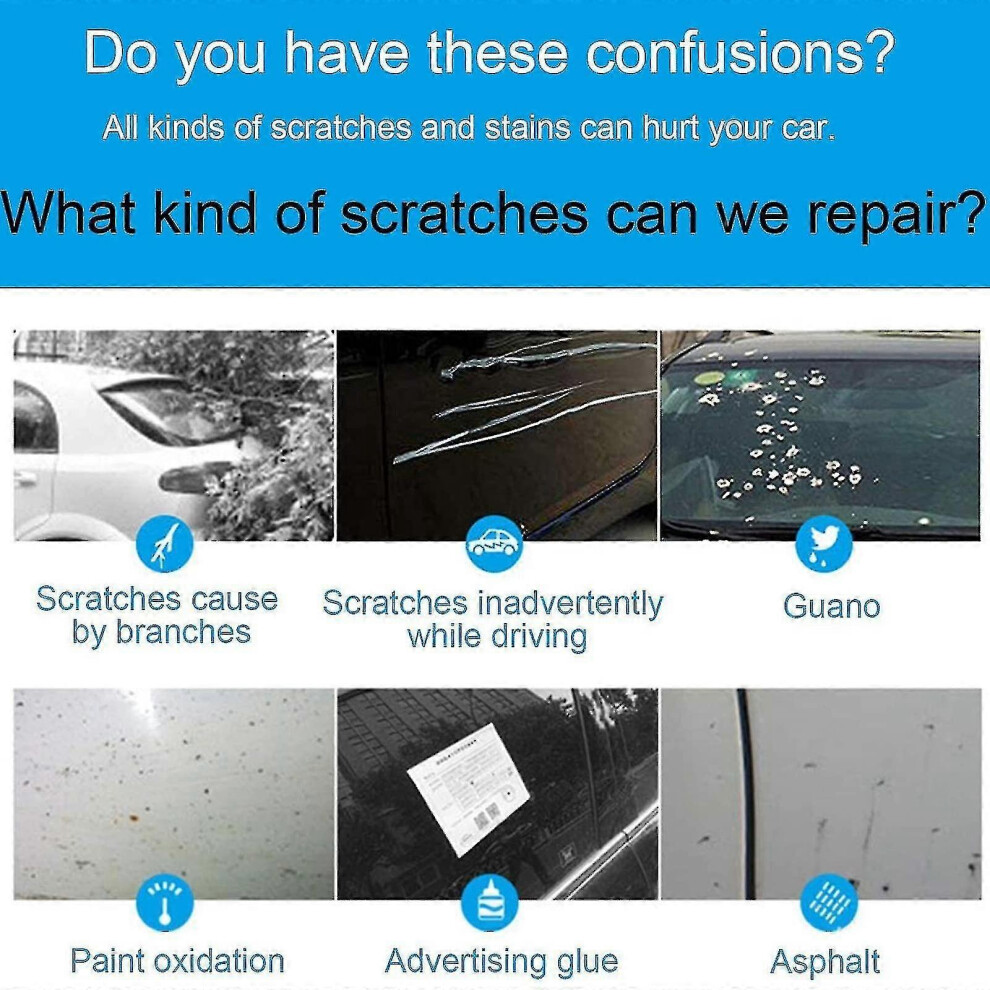 (As Show, One Size) 2Pcs Nano Sparkle Cloth, Nano Sparkle Cloth For Car Scratches, Multi-Purpose Car Scratch Removal Cloth, Nano Magic 5063595992810