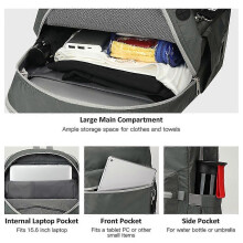(As show, One size) Lightweight Backpack Stool Combo Backpack With Folding Chair For Outdoor Camping Fishing Hiking Picnic Bbq