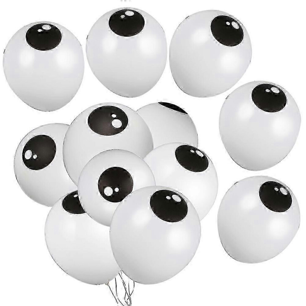 (As Show, One Size) 200Pcs Eye Balloons Decorative Latex Balloons Halloween Party Balloons Party Supplies 5062994701627
