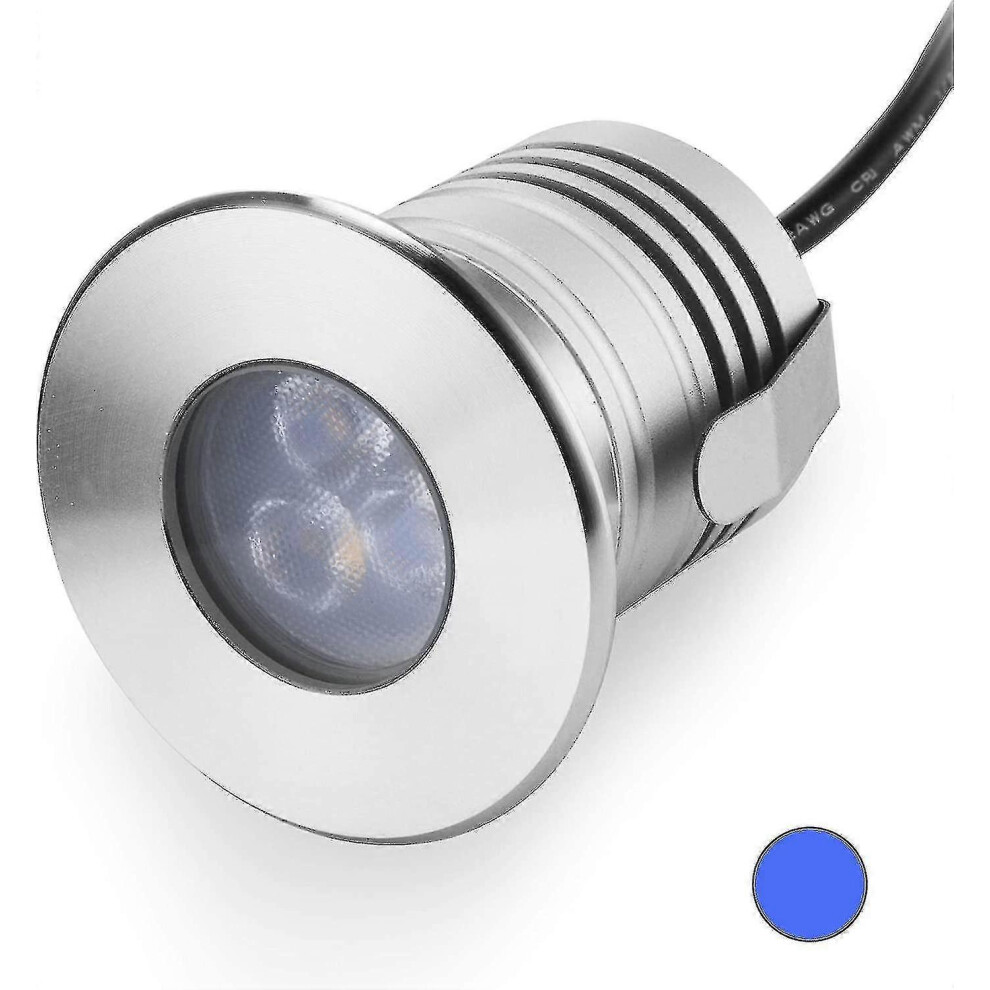 (As Show, One Size) Underwater Led Pool Lights, 3W 12V-24V Dc Ip68 Waterproof Stainless Steel Lights For Inground Pools, 5062994767883