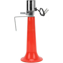 (As show, One size) Universal Turkish Whistle Horn,12v 24v Air Horns For Trucks 180db Red Horn Purpose 12v/24v Caravan Pressure Cars Suvs Motorcycles Turkish Whistle Horn