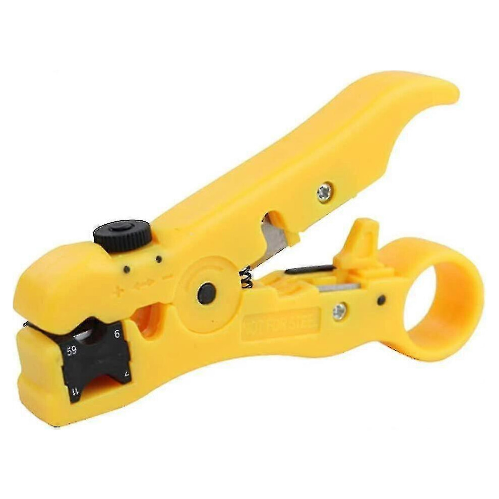 (As Show, One Size) Universal Cable Stripper- Stripping Tool For Coaxial And Cat5/6 Utp Cable 5062994734687