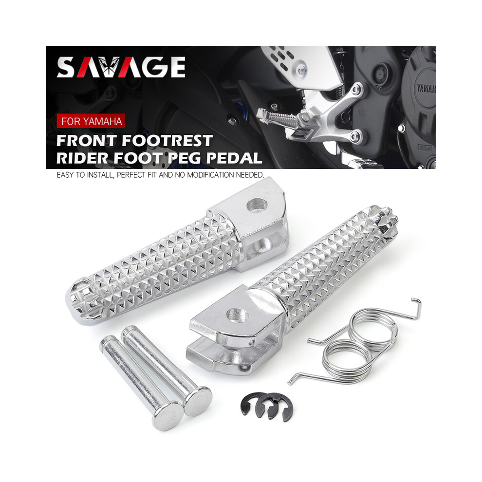 Motorcycle Front Footrest Foot Pegs For Yamaha Mt07 Mt09 Tracer 900 Xsr 700 Yzf R3 R25 R125 Mt10 Mt25 Mt03 Mt125 Rider Foot 9190758840803