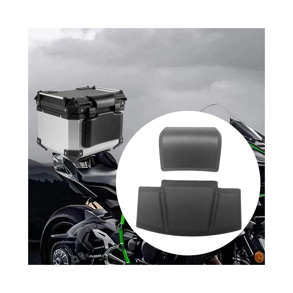Maxpower Motorcycle Passenger Backrest Pad Black Easy Installation Saddlebag Trunk Backrest Durable Storage Box Back Cushion Back