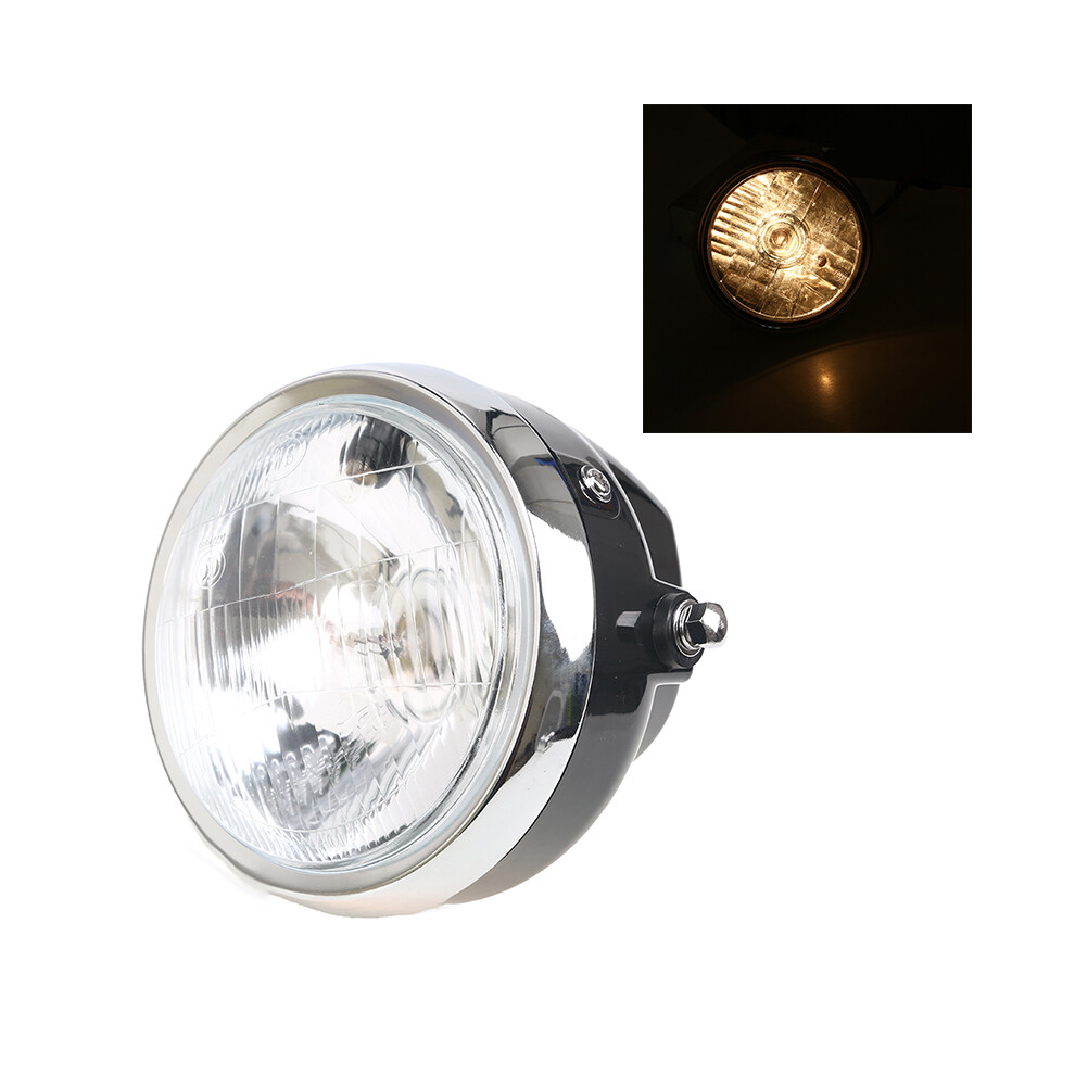 Maxpower 5.8 Inch Motorcycle Headlight Round Headlamp High Low Beam 12V Lamp Lighting Universal For Honda Suzuki Yamaha Harley Cafe Black