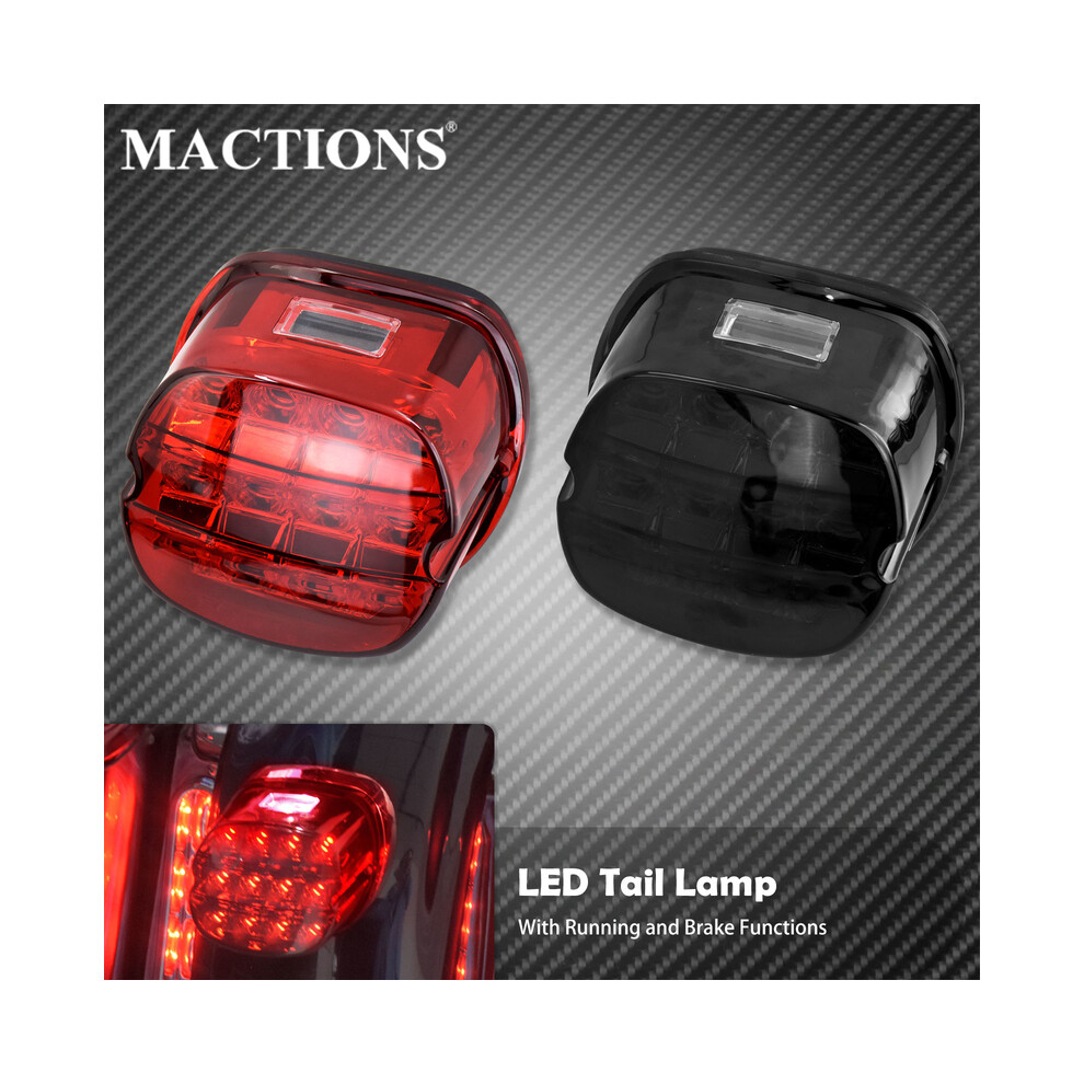 Led Brake Tail For Harley Dyna Fat Boy Flstf Night Train Fxstb Softail Sportster Road King Electra Glide Road Glide Light 9190758828818