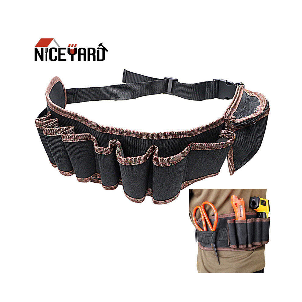 NICEYARD  Packaging Waist Tool Bag Electrician Pouch Bag Adjustabe Belt Electricians Tool Storage Portable Holder Tools