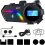 Fones capacete Bluetooth RGB cancelamento de ruído microfone rígido Bluetooth 5.3 som definitivo preto 1