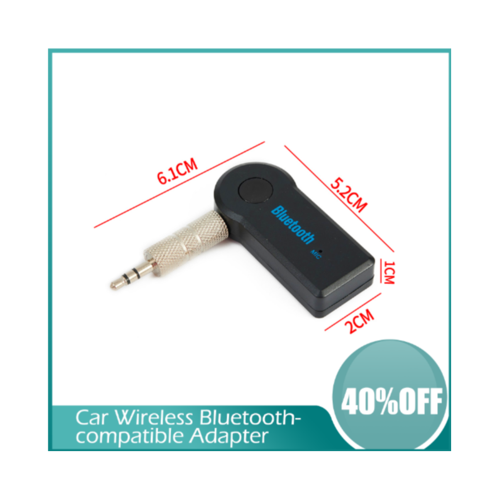 Maxpower Wireless Car Bt Receiver Adapter 3.5Mm Audio Stereo Music Handsfree Headphone Reciever Handsfree Automobiles Car Kit