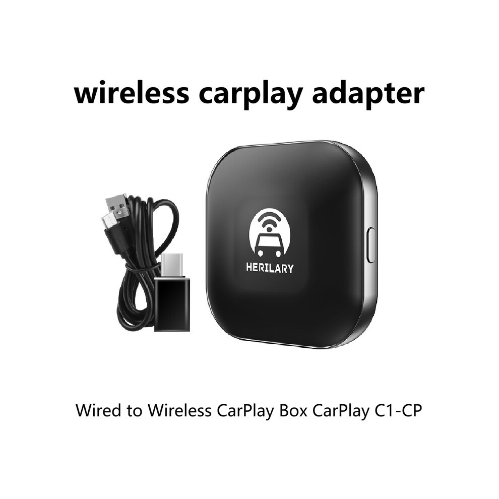 Birgus Wireless Carplay Adapter 2.4G+5.8Ghz Wifi Bluetooth Apple Carplay Dongle With Hi Siri Ai Box Car Radio Accessories 9190758806809