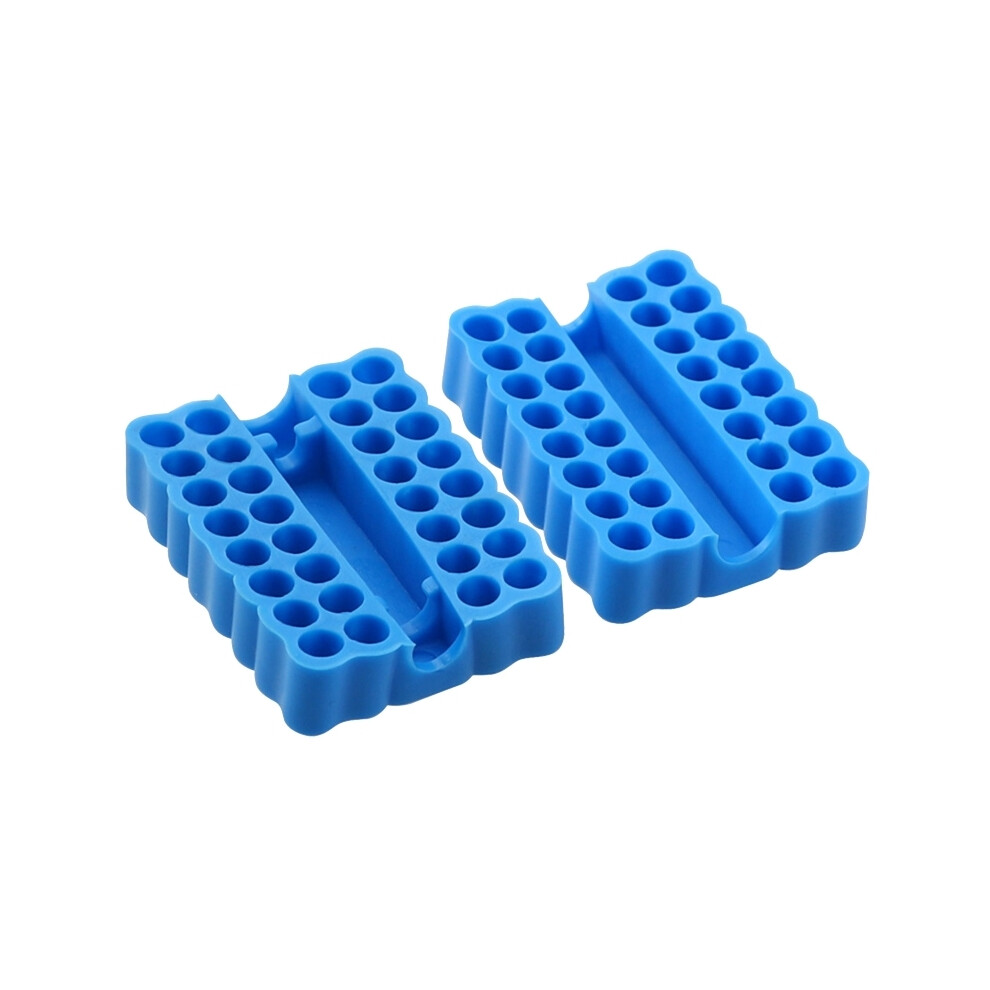 2 Pcs 32 Holes Shank Screwdriver Bit Holder Plastic Screwdriver for Head Storage for Case for Household Workshop Dur