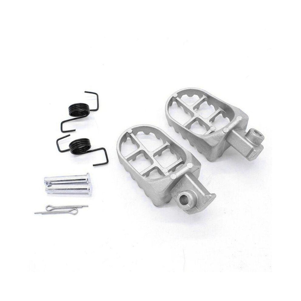 Aluminum Wide Flat Motorcycle Foot Pegs Rest Pedal For Pw80 Dirt 9190758781144