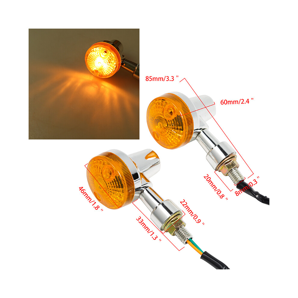New Turn Signal Light Amber Rear Lamp Accessories Motorcycle Universal Fits for Honda GN125 Suzuki GSXR C5 CB CL-image-OPC-PG8S9WW-NEW