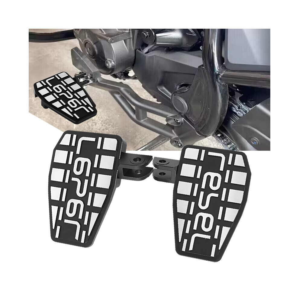 Motorcycle Billet Wide Driver Foot Pegs Pedals Footrest Enlarge Footpeg For Honda Cmx1100 Rebel 1100 2021-2023 2022 Black 9190758777086