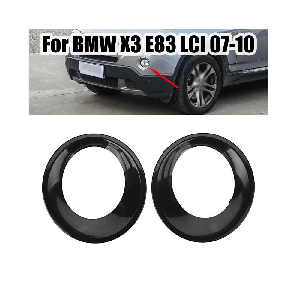2X Fog Lamp Cover Trim For Bmw X3 E83 Lci 2007-2010 51113423789 51113423790 Car Accessories Light 9190758776447