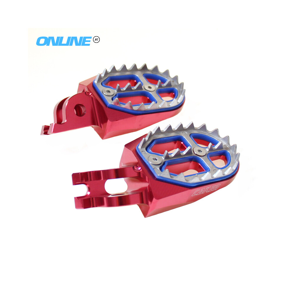Mx Wide Foot Peg Rest Pedal For Cr Crf Cr125 Cr250 Crf250r Crf450r Crf250x Crf450x Cr500 Dirt Bike Motocross Enduro Supermoto 9190758774061