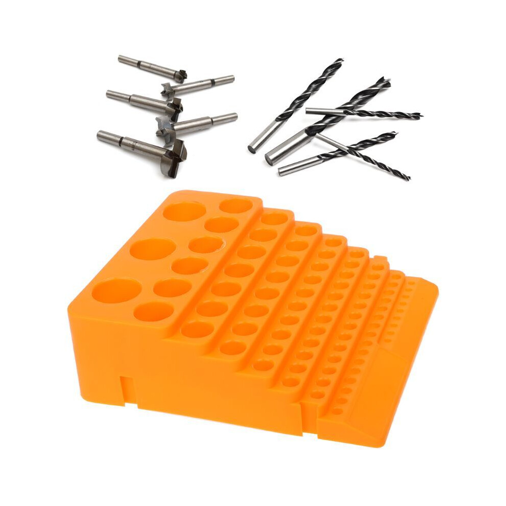 84 Holes Multifunctional Thickened Milling Cutter Reamer Drill Bit Storage Box Tool Accessories Organizer Drop Ship