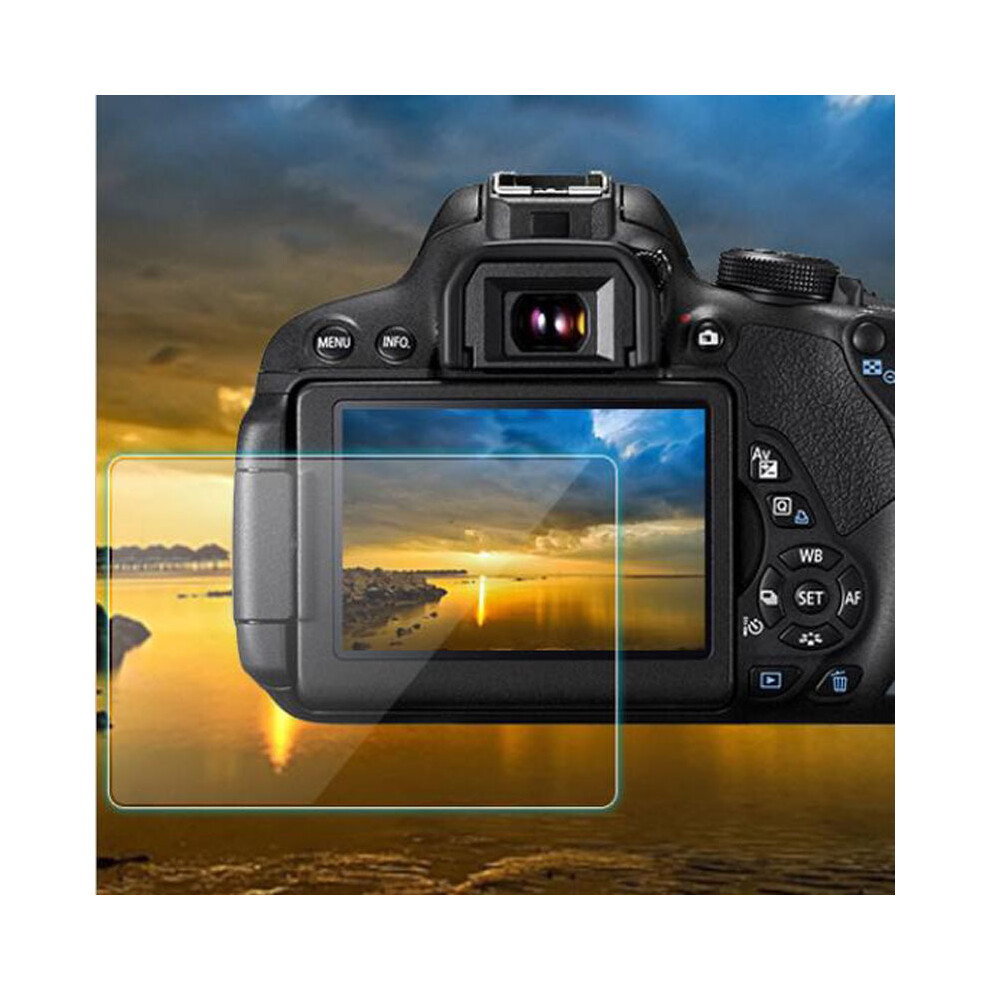 Tempered Glass Protector Guard Cover for Canon EOS 60D 600D 550D M M2 Kiss X5 X4 Rebel T3i T2i Camera LCD Screen Protective