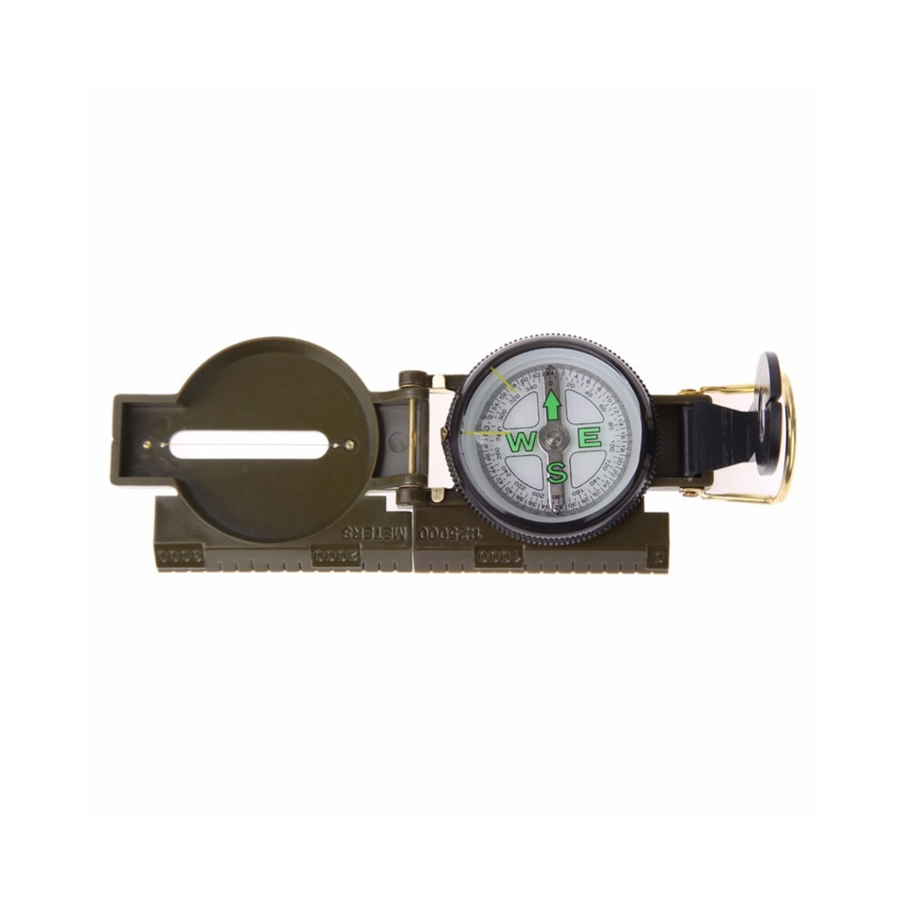 Portable Tactical Watch Folding Lens Compass Army Green Outdoor Camping Compass Military Tactical Kit Pocket bussola kompas