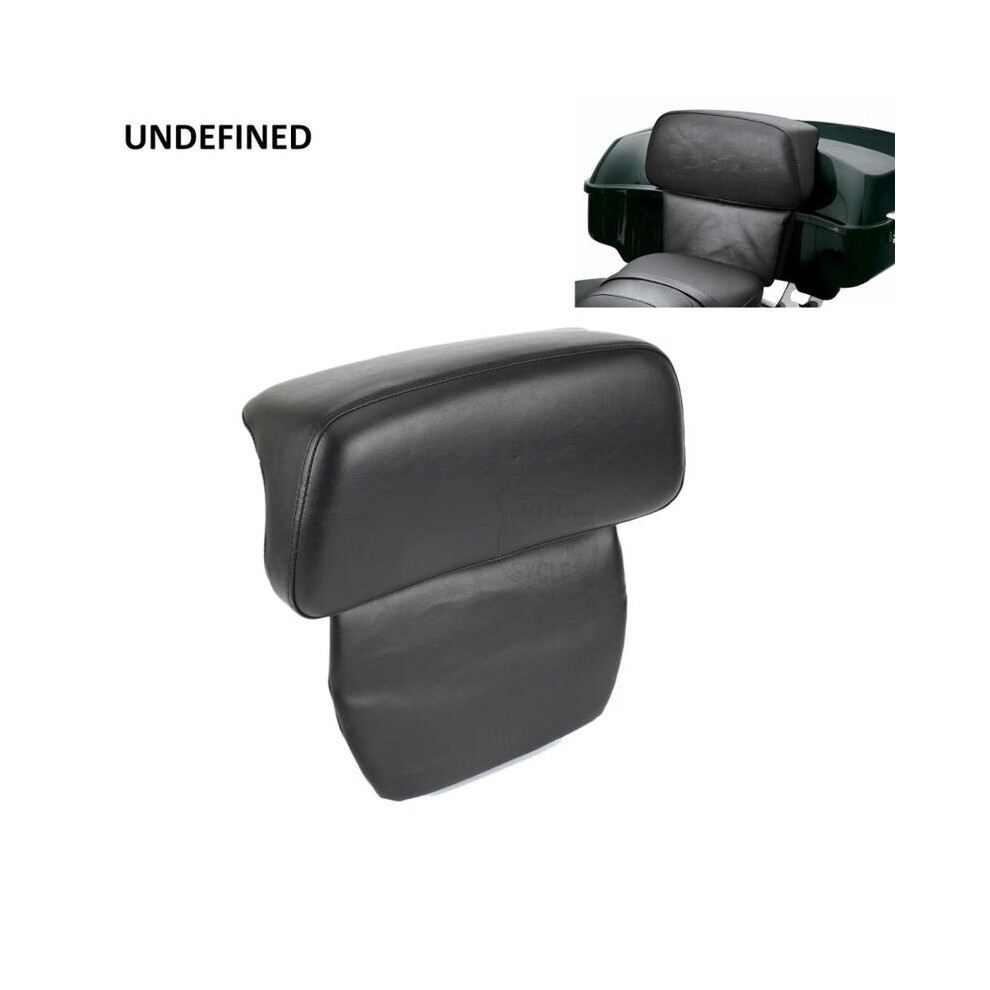 Motorcycle Seat Backrest Trunk Razor Chopped Tour-Pak Backrest Pad For Harley Touring Tri Glide Flhr Fltr 2014-2019 Black 9190758771947