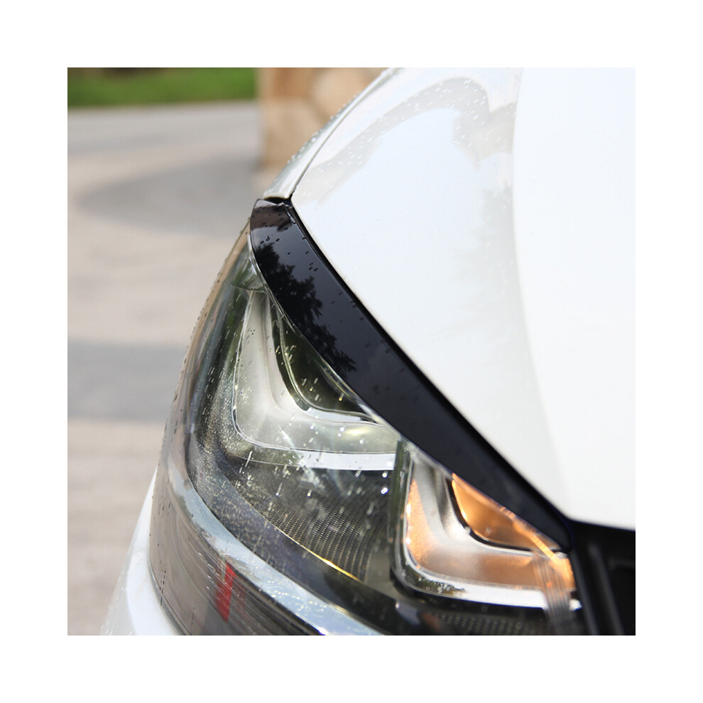 Headlights Eyebrow Eyelids Abs Chrome Trim Cover Sticker For Volkswagen Vw Golf 7 Mk7 Gti Accessories Car Styling 9190758770490