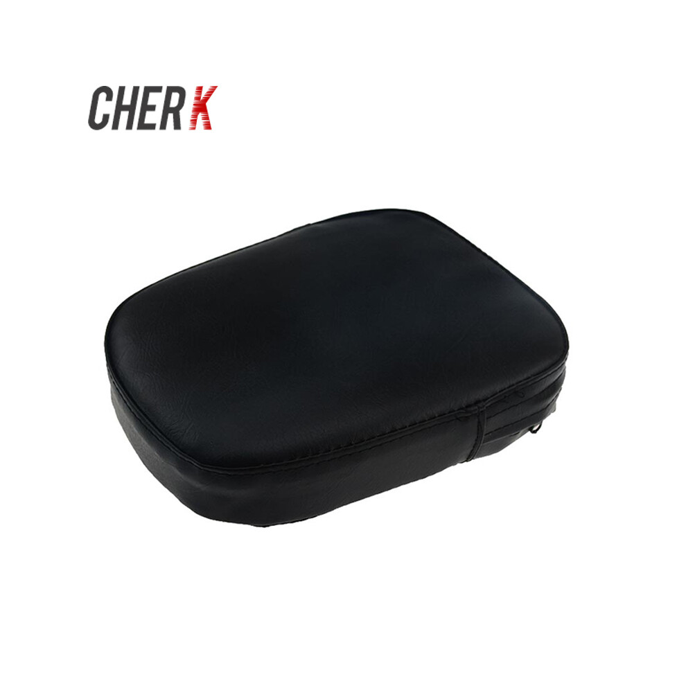 Cherk Black Motorcycle Universal Backrest Sissy Bar Cushion Pad For Harley Kawasaki Honda Suzuki Yamaka BMW-image-OPC-PG8SD5R-NEW