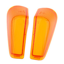2pcs Motorcycle Turn Signals Light Turning Lamp Indicator Blinker Left & Right Lens Cover For Kawasaki ZZR250
