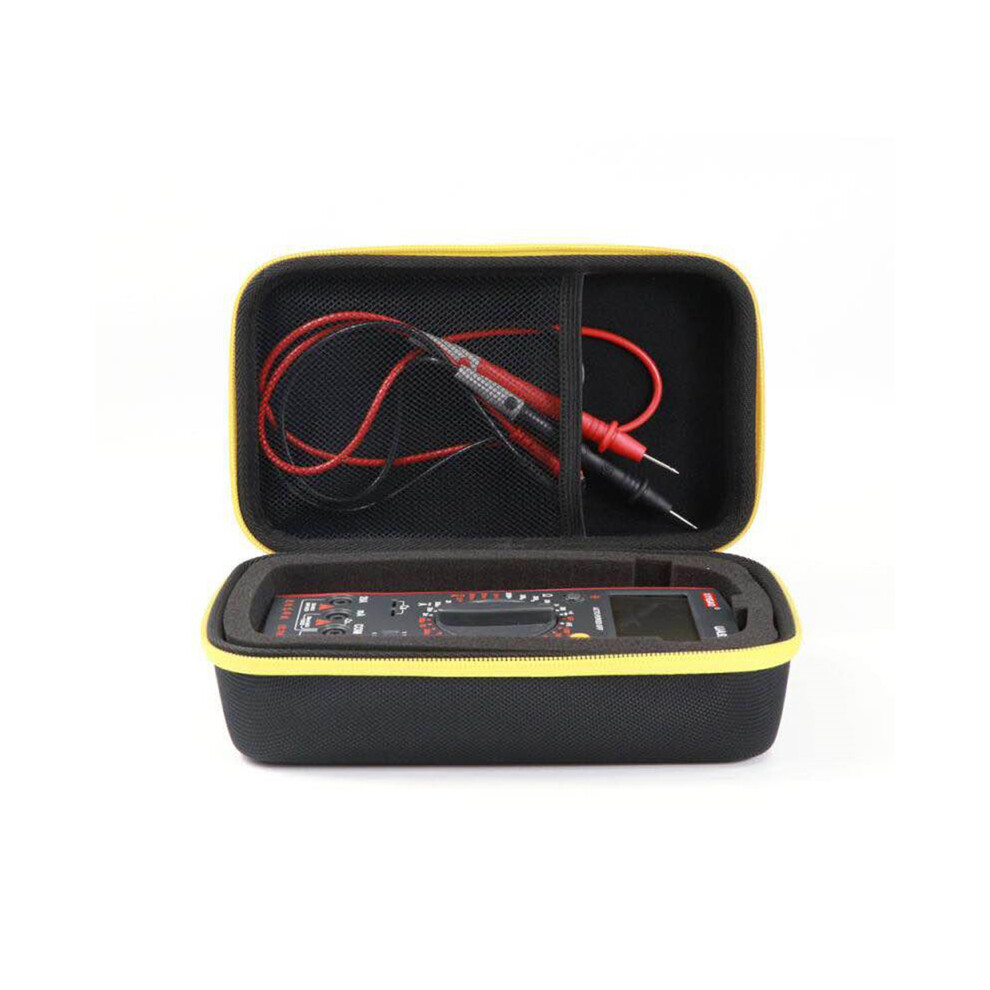 Multimeter Storage Bag Organizer Waterproof Hard Case Storage Toolbag Tool Box for F117C F17B F115C with Mesh Pocket Tool