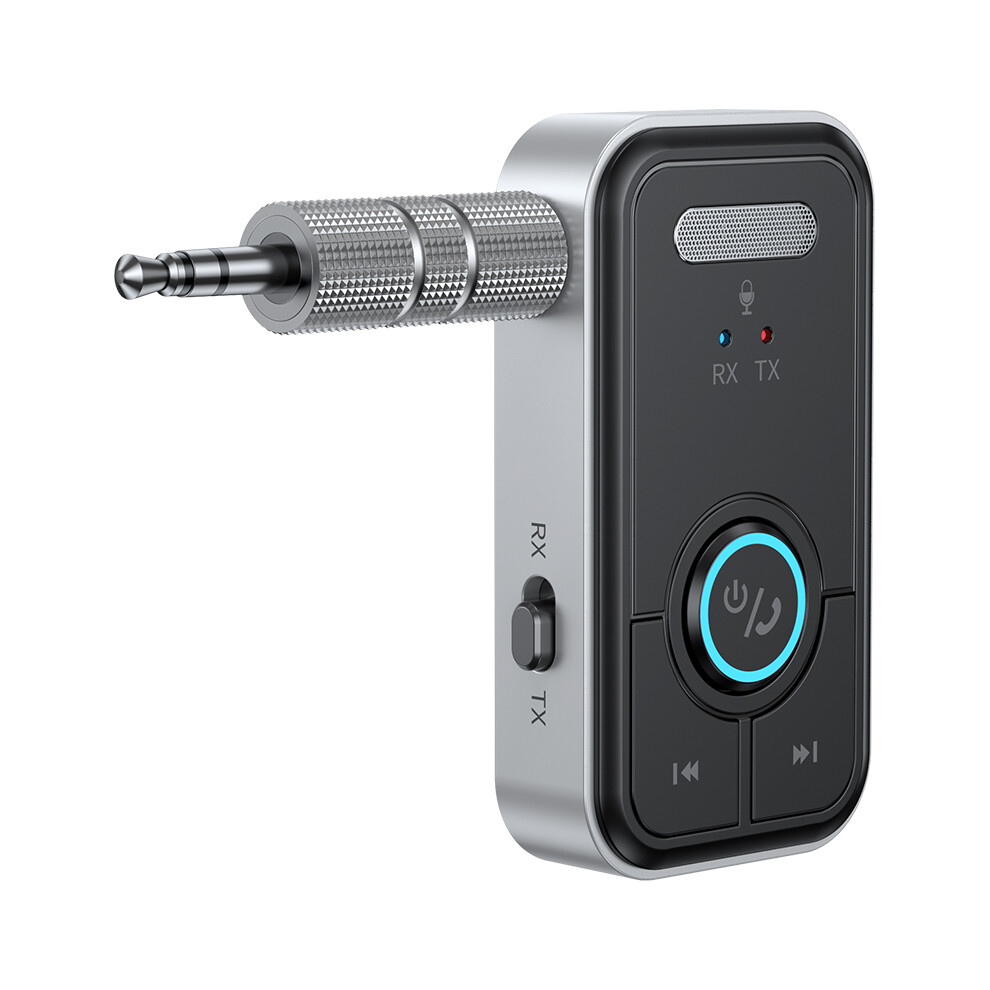 Maxpower Bluetooth 5.3 Car AUX Audio Adapter Receiver Transmitter AUX Wireless Audio Adapter 3.5mm Jack for Car Earphones TV Speakers