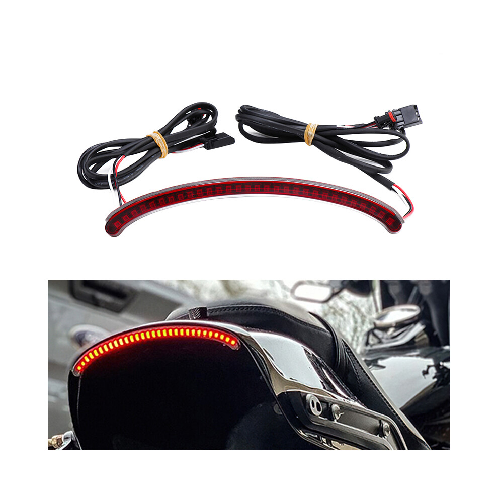 Motorcycle Rear Fender Led Tail Turn Signal Assembly Running For Harley Softail Fat Bob Fxfbs 114 Fxfb 107 2018-Up Light 9190758881646