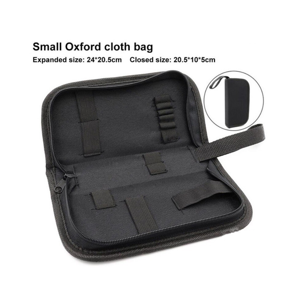 Maxpower Tool Storage Bag Oxford Cloth Toolkit Bag Screws Hardware Repair Kit Handbag Utility Storage Tool Bag Pouch Case For Repair Black