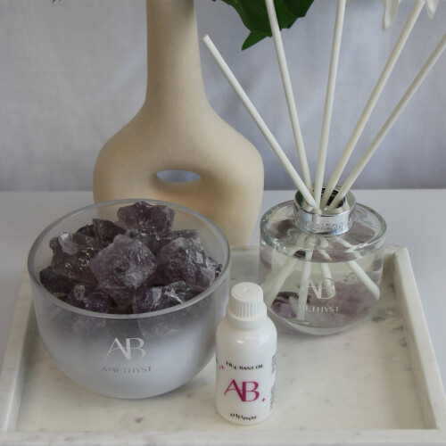 Aromabotanical Crystal Infused Reed Diffuser - Amethyst 2