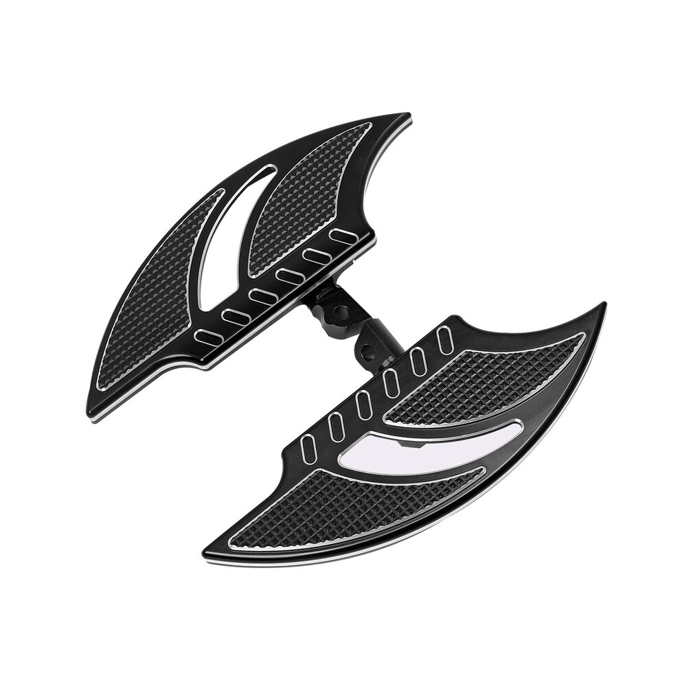 Motorcycle Floorboards Foot Pegs Footrest Pedals For Harley Touring Electra Glide Road King Dyna Sportster 883 1200 Xl Black 9190758759204