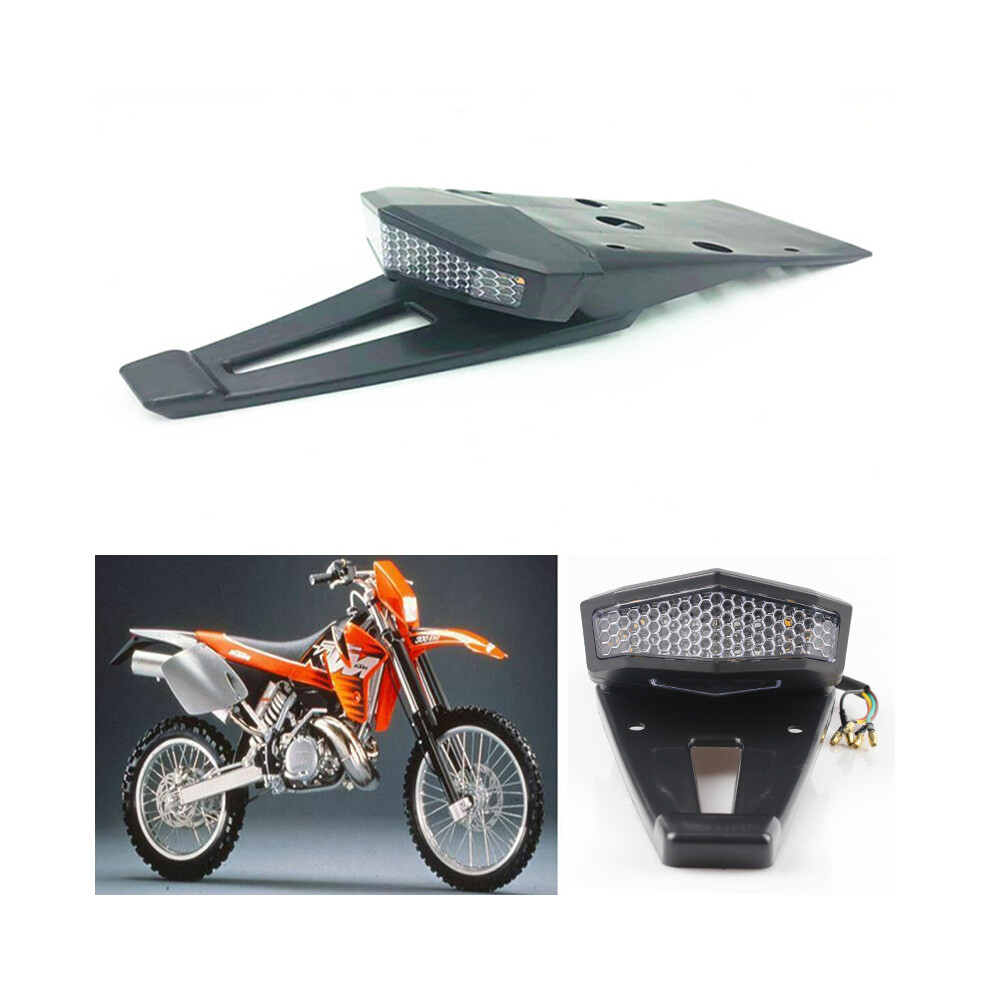 Maxpower Motorcycle Rear Fender Tail Dirt Bike 12 To 15V Led Tail Brake Stop For Off-Road Dirt Bike Light