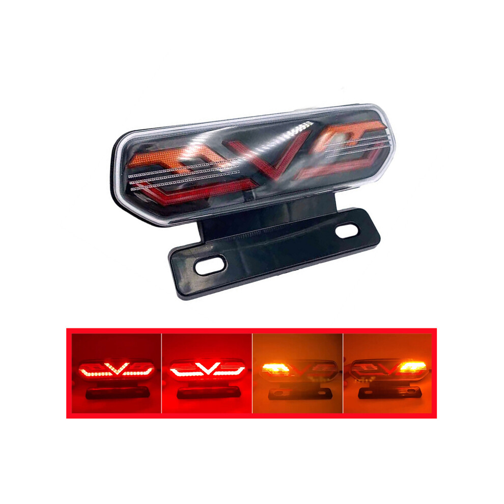Maxpower 1Pc 12V Tail Motorcycle Rear Led Head Brake Turn Signal Electric Motorbike Taillights Motor Direction Blinker Light