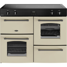 Belling Farmhouse 110Ei 110cm Electric Range Cooker with Induction Hob – Cream – A/A Rated