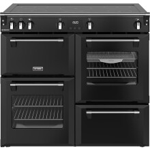 Stoves Richmond 100Ei TCH 100cm Electric Range Cooker with Induction Hob - Black - A/A/A Rated