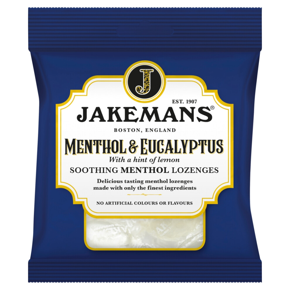 Yourbrand Jakemans Menthol & Eucalyptus Soothing Menthol Lozenges 73G