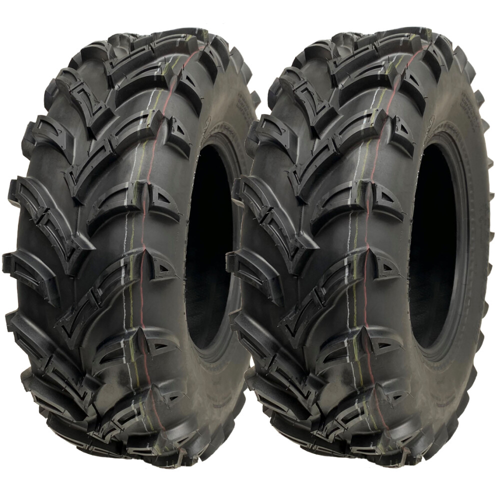 25X8.00-12 Atv Quad Tyres 6Ply 14Psi Wanda P377 Road Legal Tires 65J (Set Of 2) 5060462560141