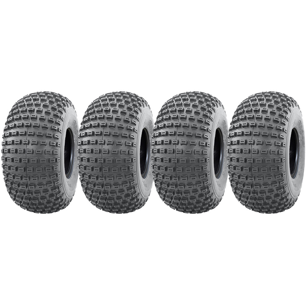 22x11.00-8 Knobby ATV tyre, Quad trailer tyres 22 11 8 tire 4 ply P322, set of 4