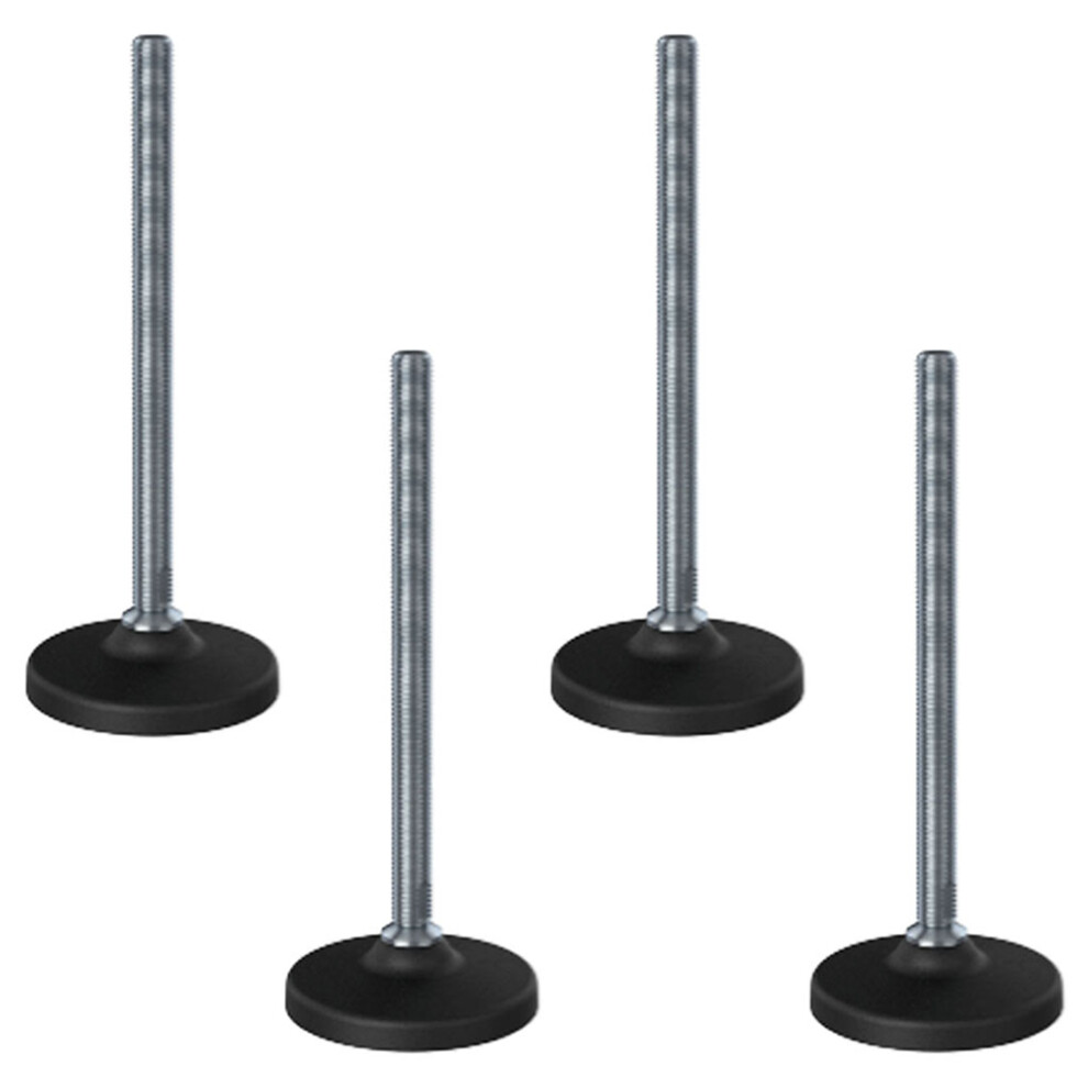 Stainless Levelling Foot M16x230 With 100Mm Plastic Base 5000Kg - Set Of 4 5056116816641